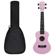 Set dječjeg ukulelea SOPRANO, s torbom ružičasti 23 "